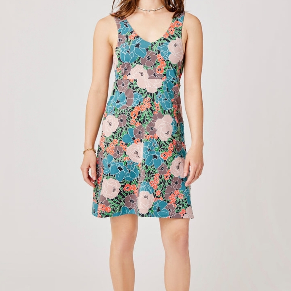 Carve Designs Floral Sleeveless Athletic Dress